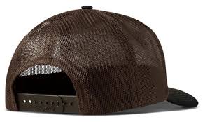 Ariat Ladies Cap R112 SnapBack Stitched Panels Black Brown A3000897107
