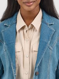 WRANGLER WOMENS DENIM BLAZER