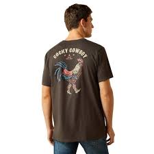 Ariat Men’s Brown Cocky Cowboy Graphic T-Shirt