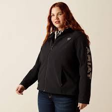 ARIAT WOMENS LOGO SOFTSHELL JACKET