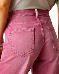 ARIAT Women's Ultra High Rise Tomboy Wide-PINK