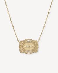 SPURWEST ULTRA MINI "MAMA" (GOLD OR SILVER) NECKLACE