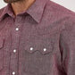 WRANGLER Men's Cody Johnson Two Pocket Western Snap Shirt