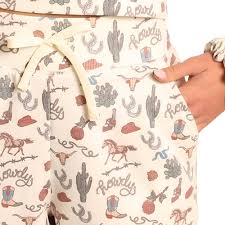 Rock & Roll Women's Western Print Joggers