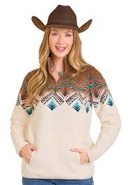 PANHANDLE SLIM Aztec Boarder Berber Pullover-