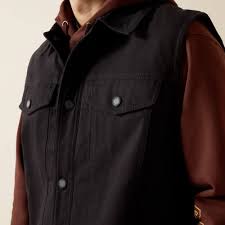 Ariat Mens Canvas Rancher Vest