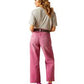 ARIAT Women's Ultra High Rise Tomboy Wide-PINK