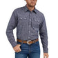 Wrangler Men's Cody Johnson Navy Snap Shirt
