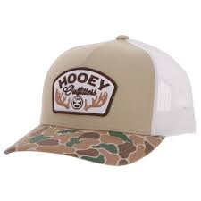 Hooey "Outfitters" Hooey Hat Tan & White w/Patch