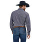 Wrangler Men's Cody Johnson Navy Snap Shirt