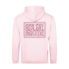 LOCAL GIRL YOUTH BRUSHWOOD HOODIES-PINK
