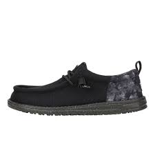HEY DUDE WALLY FUNK DIGI MESH BLACK GEO