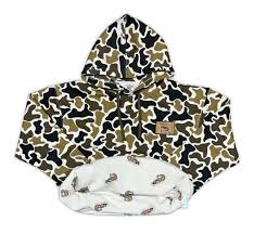 PIMP SHRIMP New School Camo Mid-Weight Hoodie