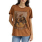 WRANGLER WESTERN GRAPHIC BOYFRIEND TEE:TOFFEE