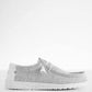 HEY DUDE WALLY SOX STONE WHITE