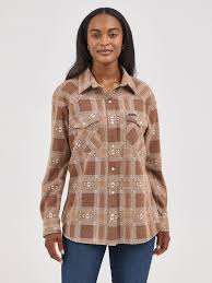Wrangler Women's Boyfriend Shirt Jacket