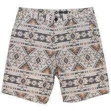 HOOEY YOUTH THE HYBRID  GREY/BROWN W/AZTEC SHORTS