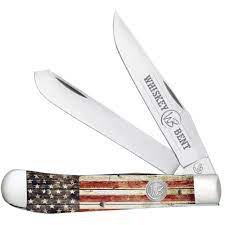 WHISKEY BENT PATRIOT TRAPPER KNIFE