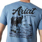 Ariat® Men's S/S Coronet Blue Ariat Cattle Co. T-Shirt