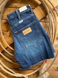 Wrangler Women's Retro Bailey High Rise Cut Off Denim Shorts 112344625