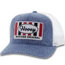 HOOEY YOUTH "HOOEY" DENIM/WHITE HAT