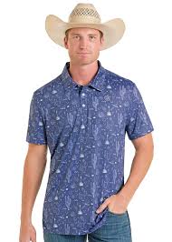 Rock & Roll Mens Western Desert Polo