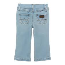 Wrangler Baby Boy's Beach Light Wash Denim Western Jean 112365679