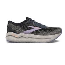BROOKS WOMENS GHOST MAX 2 EBONY/SWEET LAVENDER/ALLOY