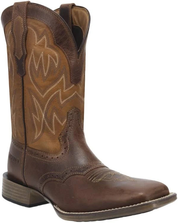LAREDO Stratford Square Toe Pull On Cowboy Boots