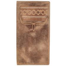 Hooey Men's Dalton Smooth Brown Boot Stitching Rodeo Wallet