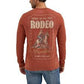 Wrangler Men's Long Sleeve Cowboy Back Graphic T-Shirt