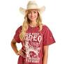 ROCK & ROCK WOMENS RODEO GRAPHIC T-SHIRT DRESS