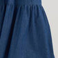 WRANGLER Smocked Bodice Denim Maxi Dress