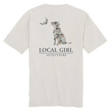 LOCAL GIRL LG FC Flora Dog & Moon SS Tee