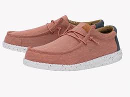 HEY DUDE WALLY WASHED CANVAS RED