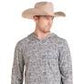 ROCK & ROLL MEN'S Olive Camo Print Lite Hoodie-BM22T09613