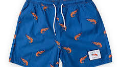 PIMP SHRIMP Men's Bathing Suits - Harbor Blue