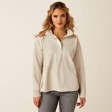 Ariat Women's Breeze Logo 1/2 Zip Sweatshirt Ancient Scroll