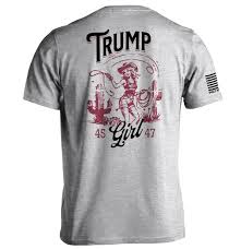 SHEILD REPUBLIC TRUMP GIRL 45 47 TSHIRT