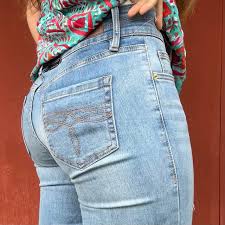 Rock & Roll Ladies Double Waistband High Rise Trouser