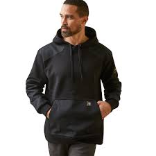 ARIAT MENS REBAR WORKMAN DURACANVAS HOODIE