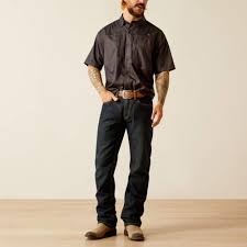 Ariat Mens VentTEK Classic Fit Shirt Black