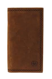 ARIAT MEN'S BROWN RODEO WALLET