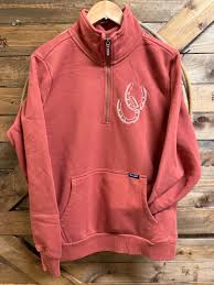 WRANGLER Women's Western Quarter Zip Sweatshirt