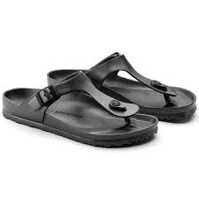 Birkenstock Gizeh Essentials EVA Metallic Anthracite