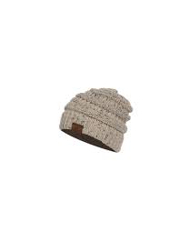 STS OATMEAL SPECKELD BEANIE