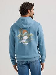 WRANGLER  DESERT CACTI LOGO PULLOVER HOODIE