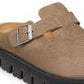 BIRKENSTOCK PAPILLIO BOSTON PAP CHUNKY GRAY TAUPE