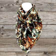 DUSTI RHOADS WAY OUT WEST SILK SCARF
