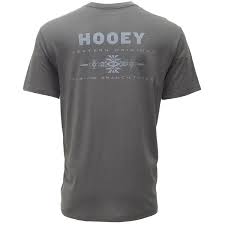 Hooey Men's "Peyote" Steel Grey T-shirt